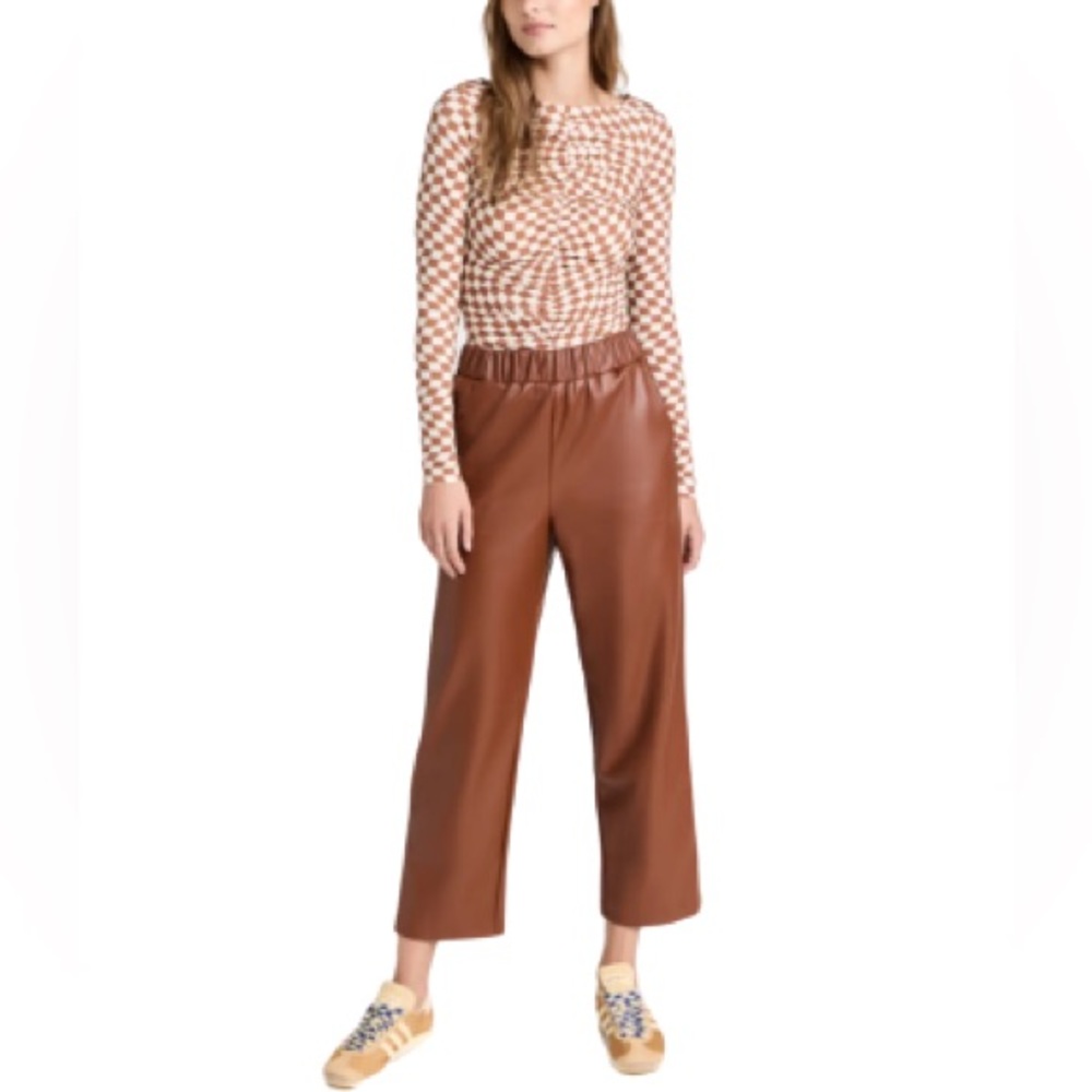 Blank NYC When It's Love Vegan Leather Crop Pants